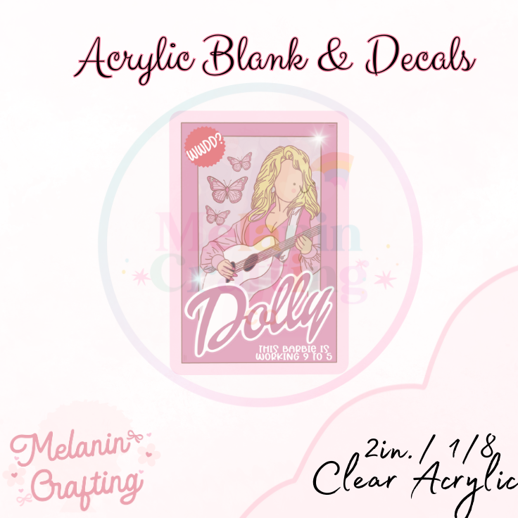 WWDD? Acrylic Blank & Decal Set