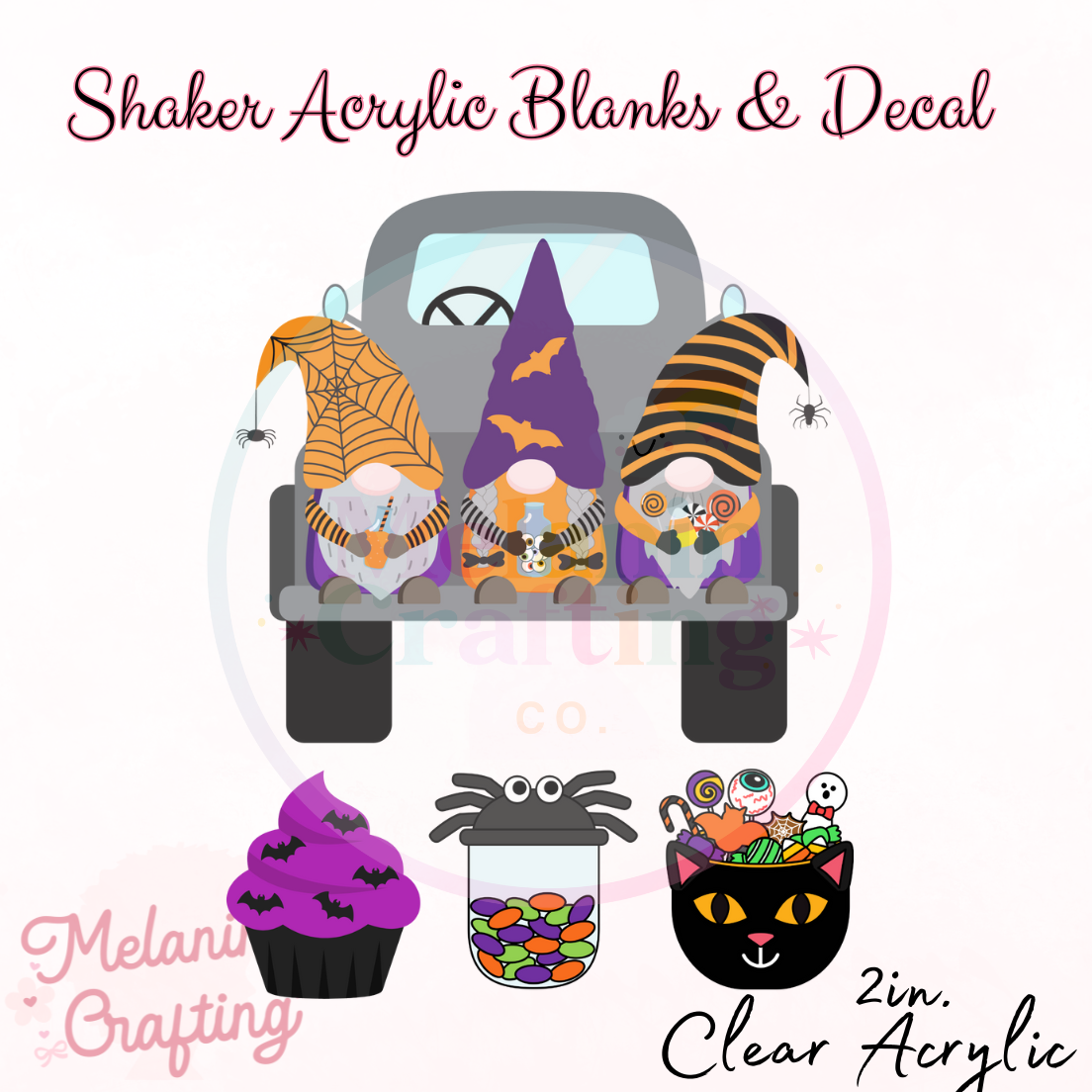 Gnome Fall Truck Shaker Set