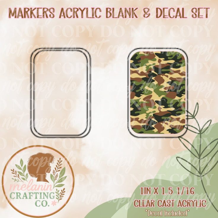 Camouflage X-Ray Markers Decal Included)