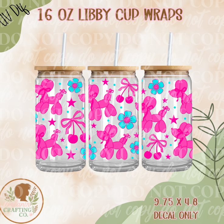 Balloon Dog Cup Wrap