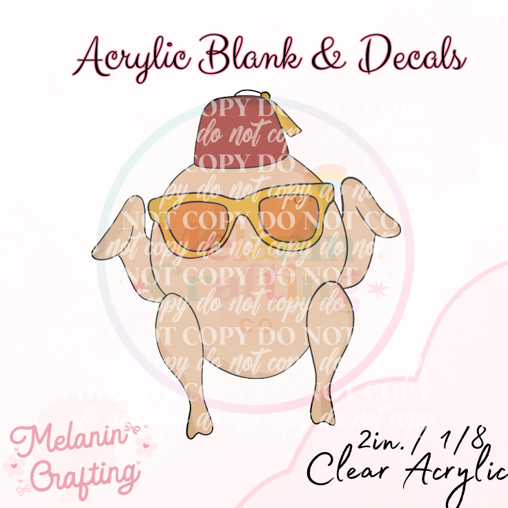 Friendsgiving Acrylic Blank & Decal Set
