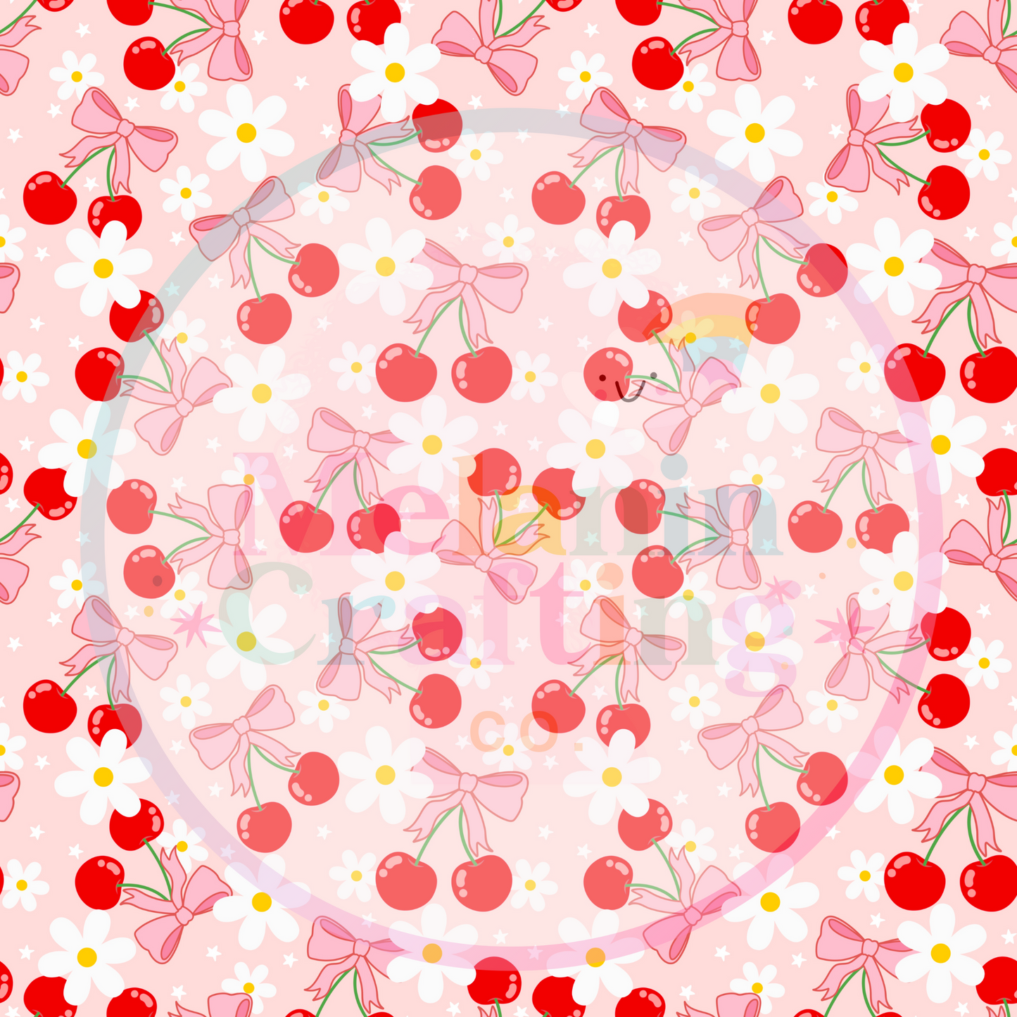 Daisy Cherries 6x6 Adhesive Vinyl