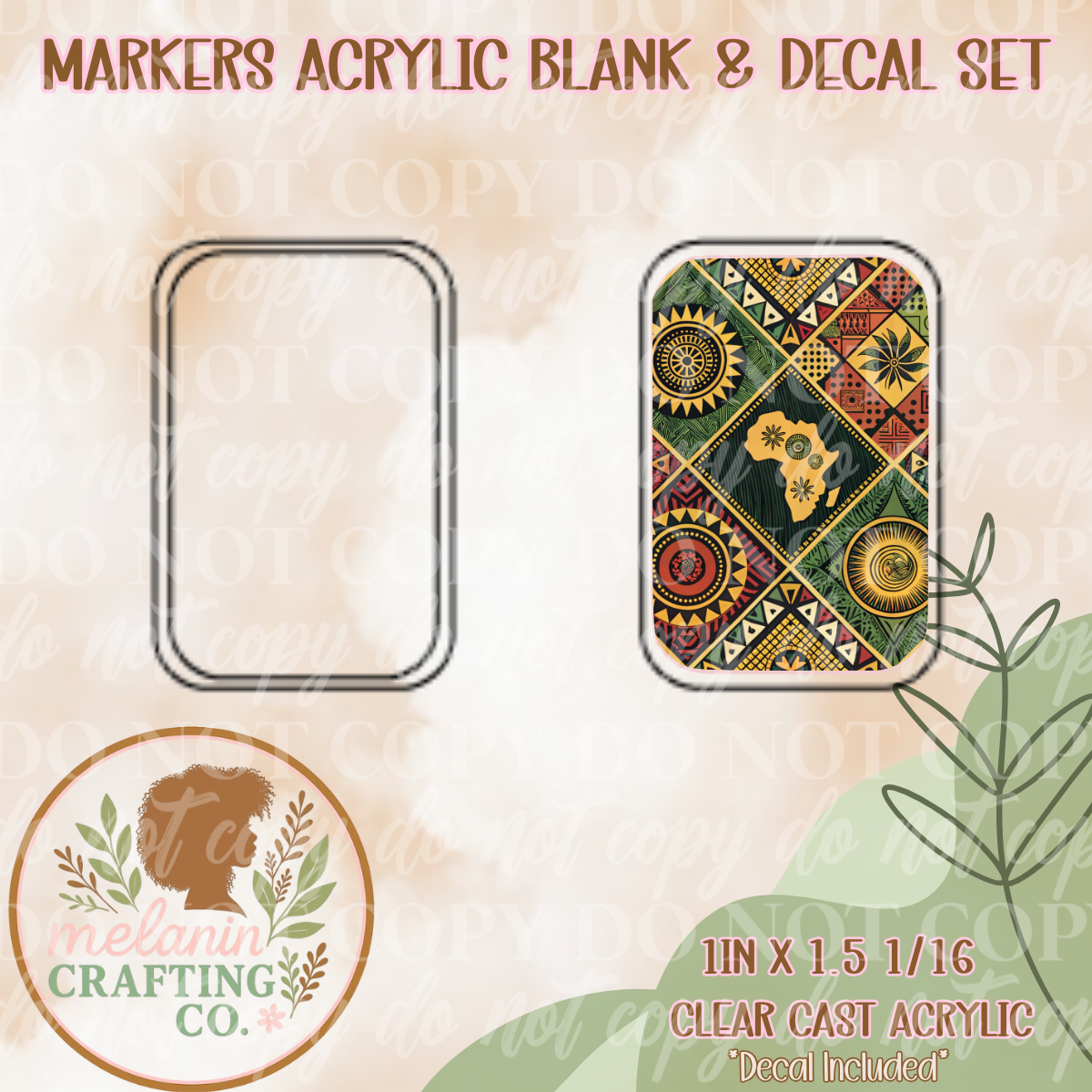 Black History X-Ray Markers Decal Included)