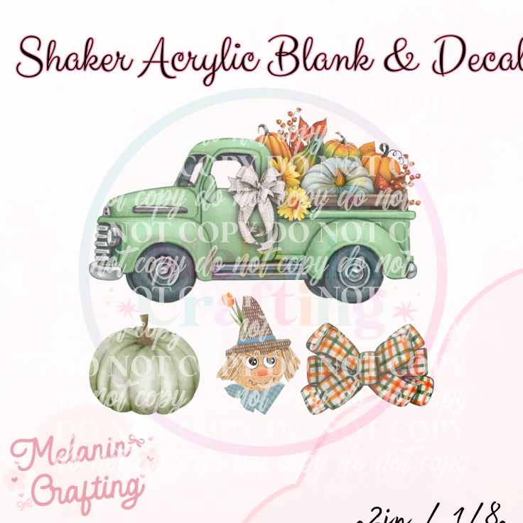 Autumn Truck Shaker Set