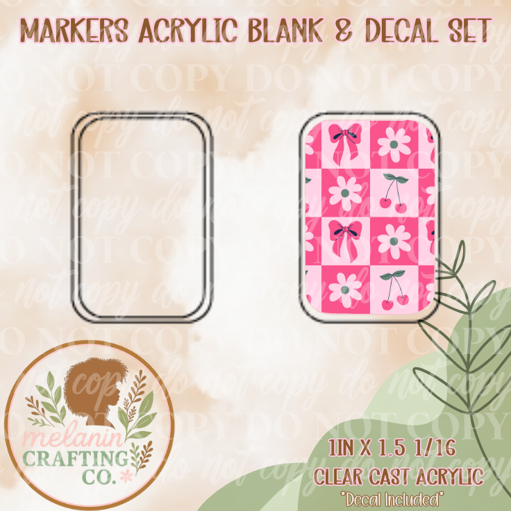 Daisy Daydream X-Ray Markers Decal Included)