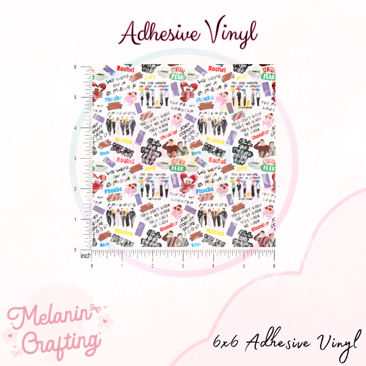 Be There For You 6x6 Adhesive Vinyl