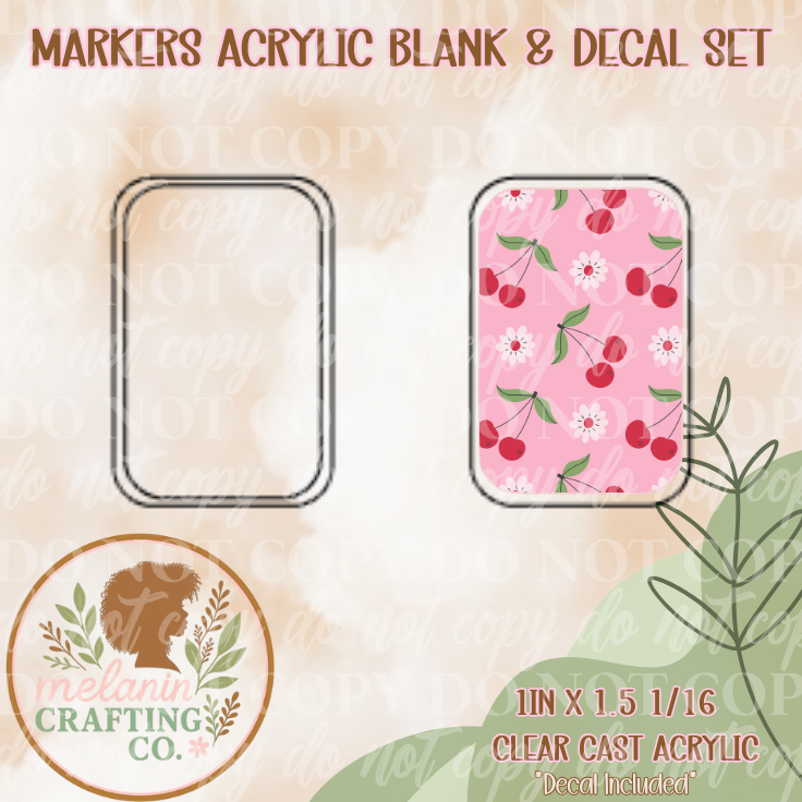 Cherry Blossom X-Ray Markers Decal Included)
