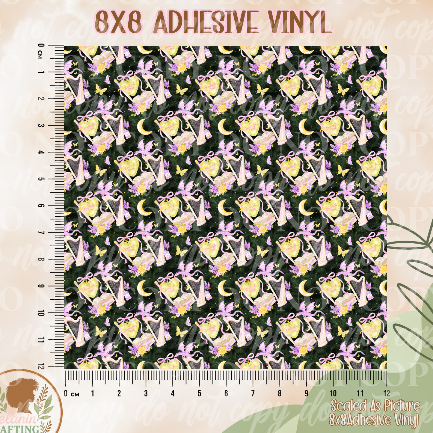 Bookish Soul 8x8 Adhesive Vinyl