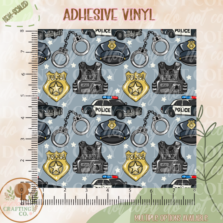 Police Adhesive Vinyl