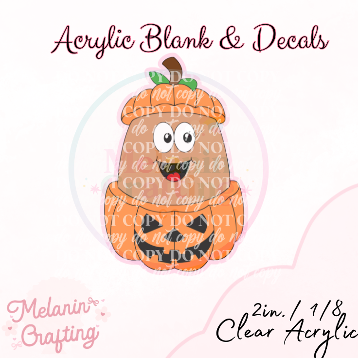 Spooky Nuggets Acrylic Blank & Decal Set