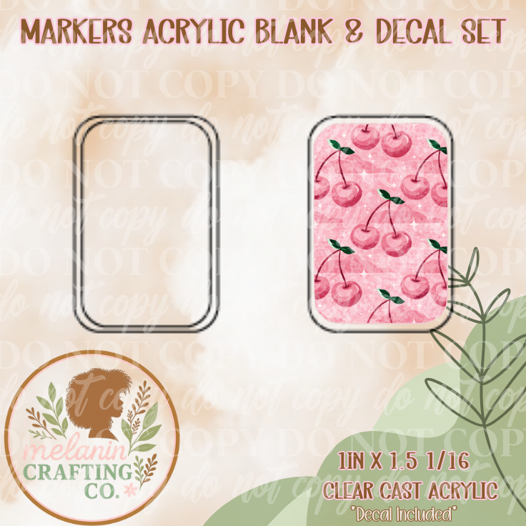 Cherry Crush X-Ray Markers Decal Included)