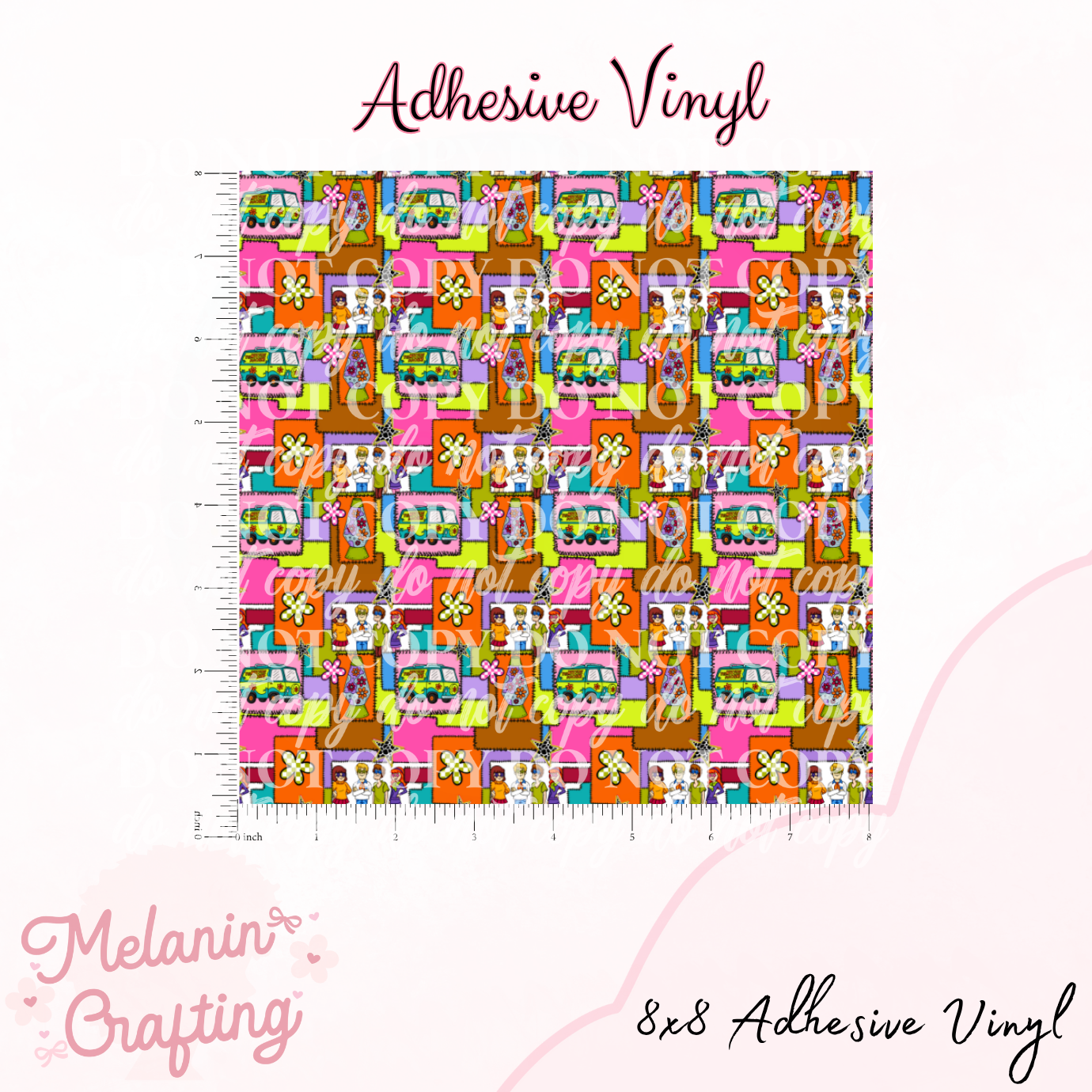 Groovy Mystery Team Adhesive Vinyl