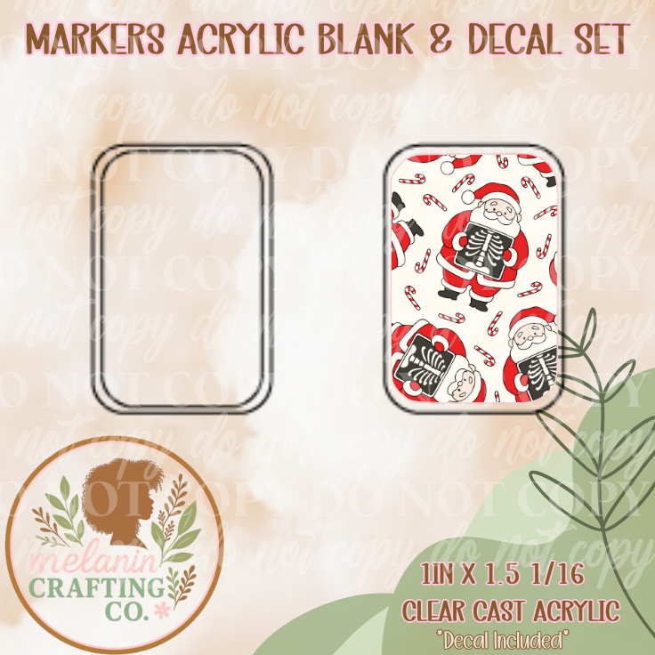 Santa X-Ray Markers Decal Included)