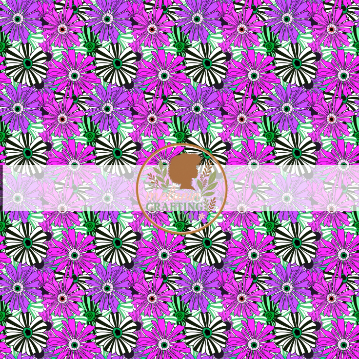 Juice Is Loose Flower 12x12 Adhesive Vinyl