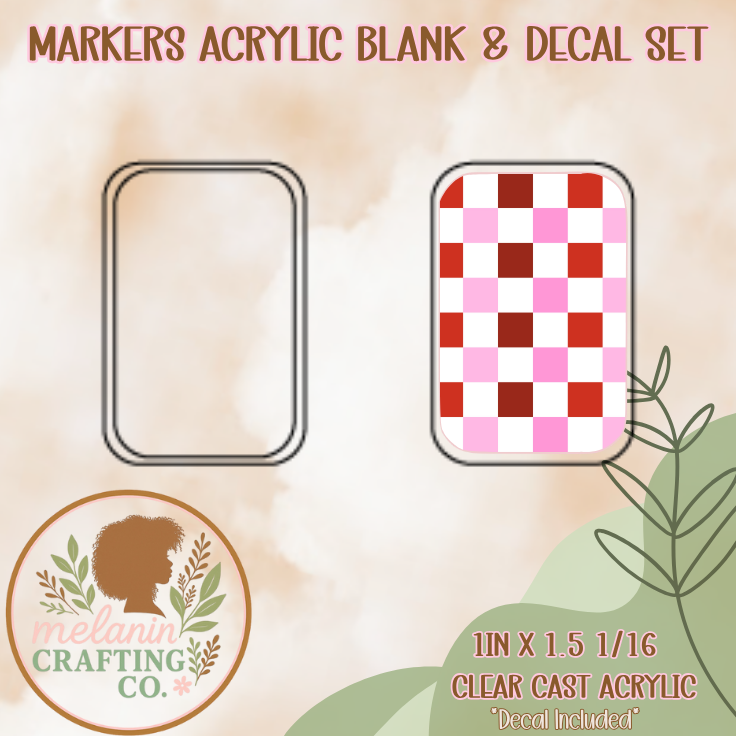 V-Day Checkered X-Ray Markers Decal Included)