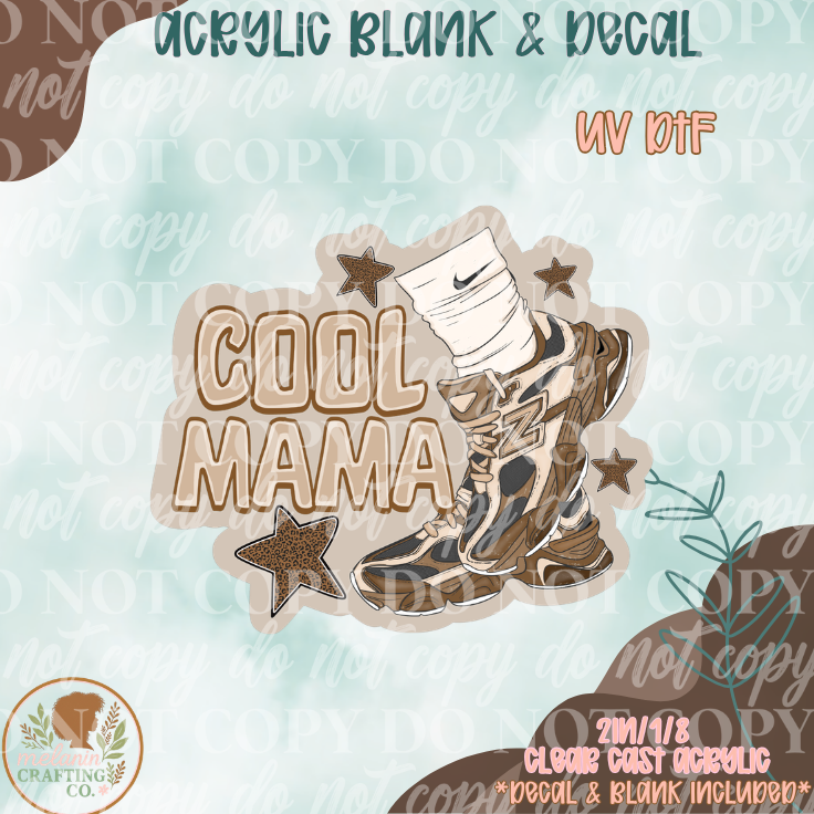 Cool Mama UV DTF Acrylic Blank Set