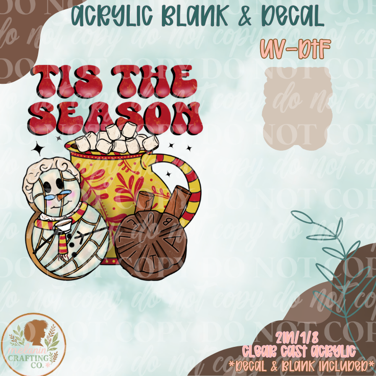 Abuelita Season UV DTF Acrylic Blank Set