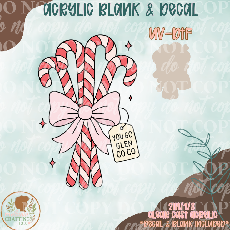 You Go Glen CoCo UV DTF Acrylic Blank Set