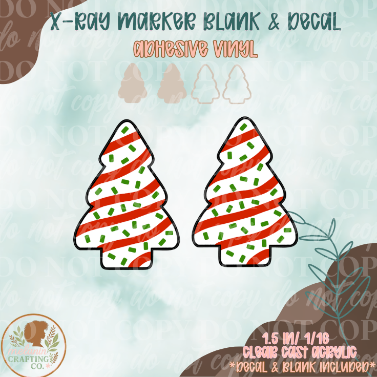 Tree Cakes X-Ray Markers (Decal Included)