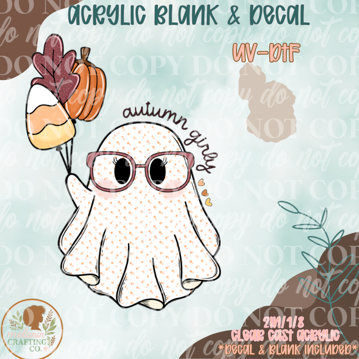 Autumn Girly UV DTF Acrylic Blank Set