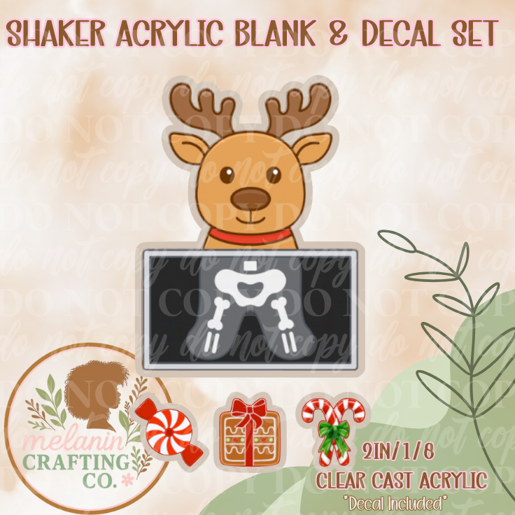 Reindeer Xray Shaker Set