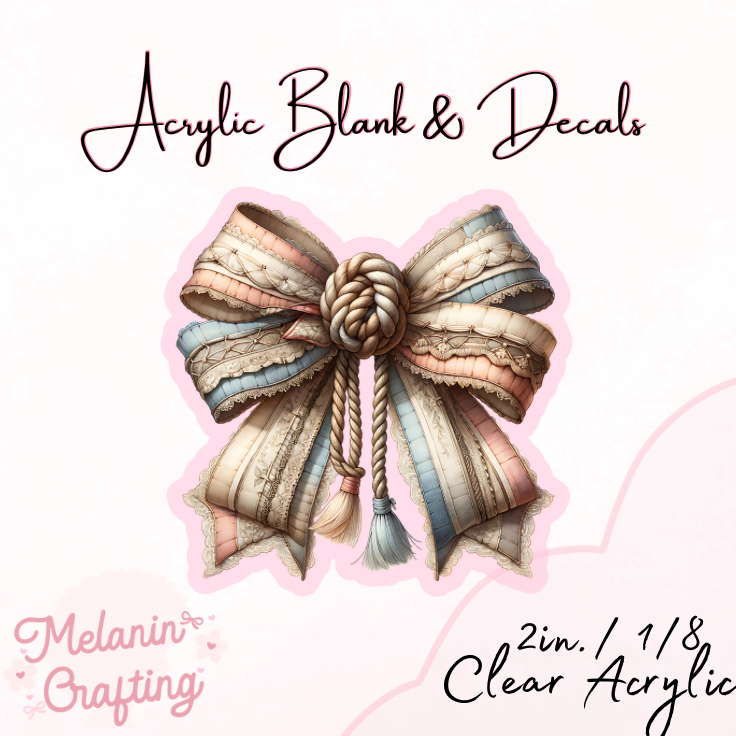 Rope Western Rope Acrylic Blank & Decal Set