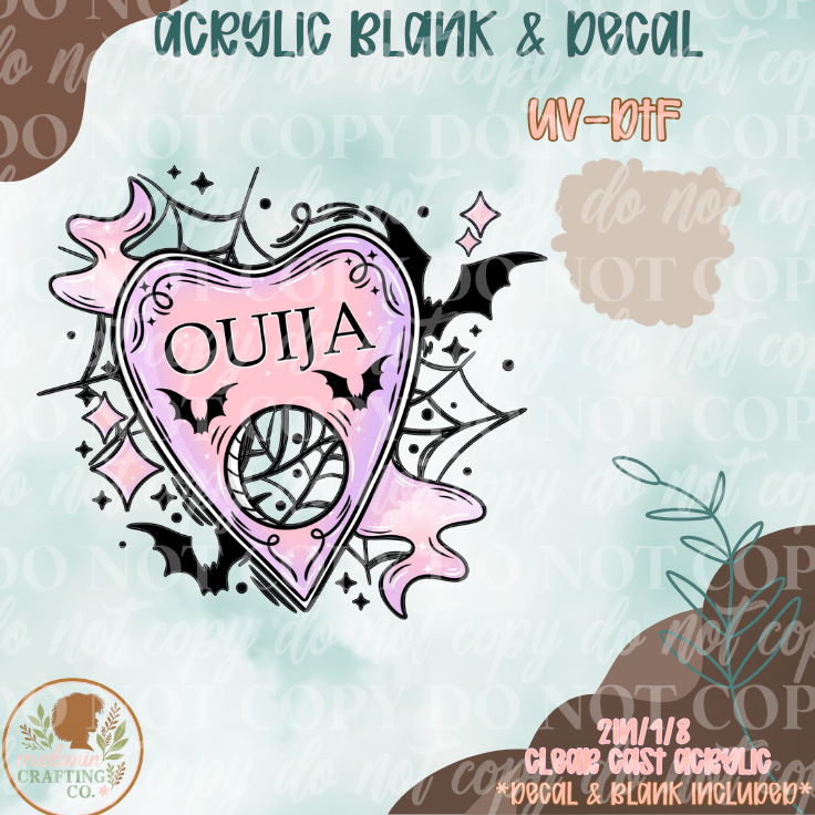 Pastel Ouija UV DTF Acrylic Blank Set