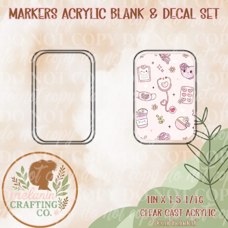 Gentle Hands X-Ray Markers (Decal Included)
