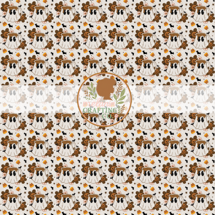 Spooky Coffee 12x12 Adhesive Vinyl