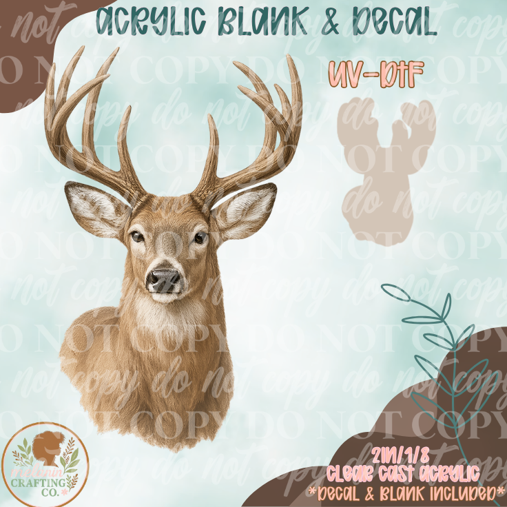 Buck UV DTF Acrylic Blank Set