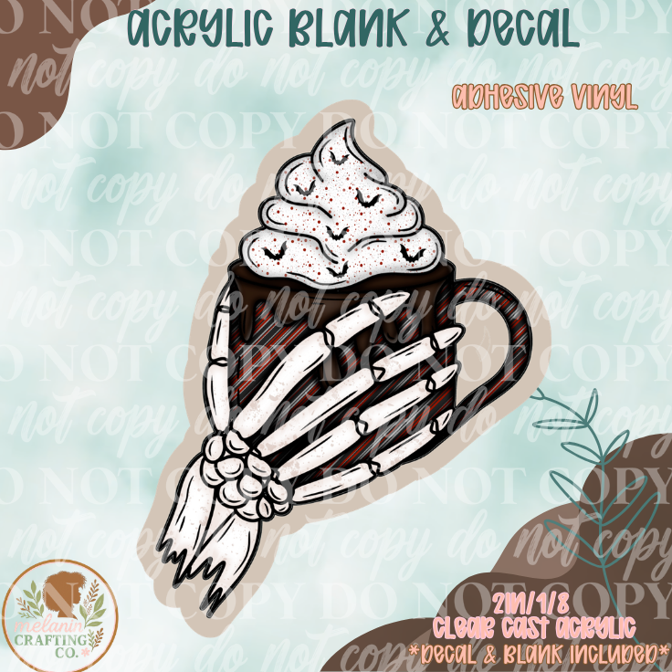 Creepmas Coco Acrylic Blank & Decal Set