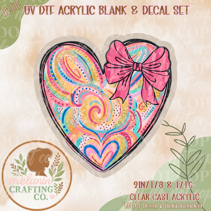 Easter Bunny Love UV DTF Acrylic Blank Set