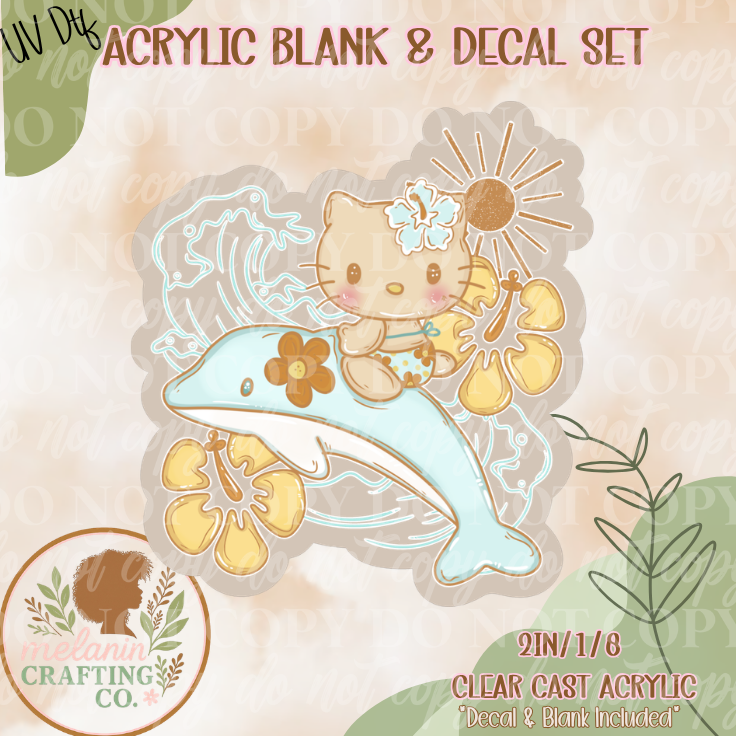 HK Summer UV Dtf Acrylic Blank Set