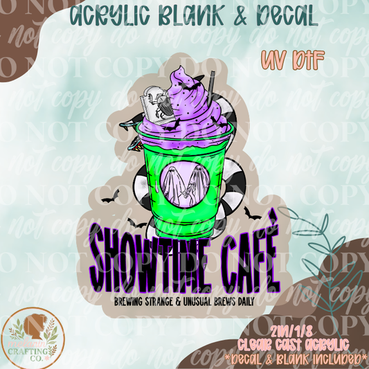Showtime Cafe UV DTF Acrylic Blank Set