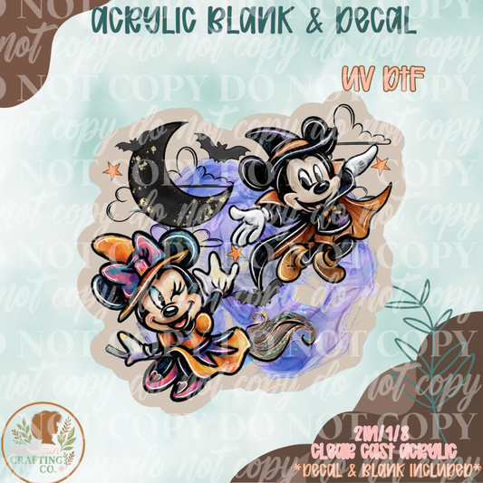 Spooky Mice UV DTF Acrylic Blank Set