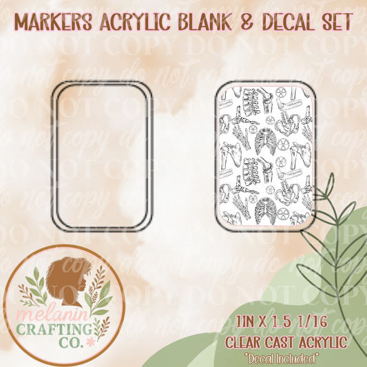 Skeleton X-Ray Markers Decal Included)