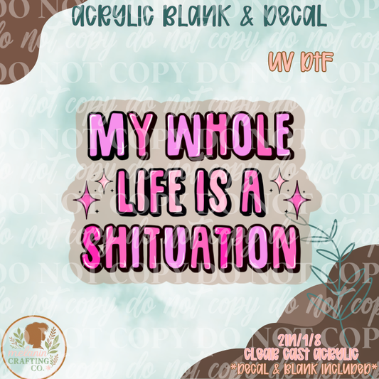 Shituation UV DTF Acrylic Blank Set