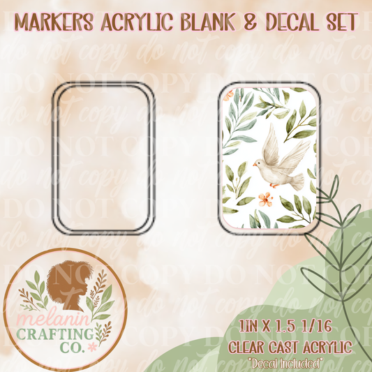 Doves Fly X-Ray Markers Decal Included)