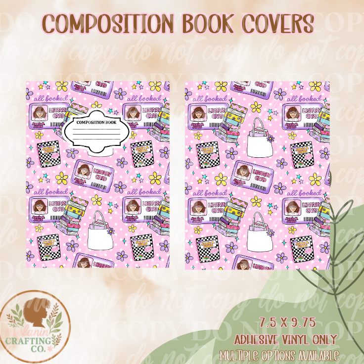 Polkadot J.B.J Library Card Composition Cover