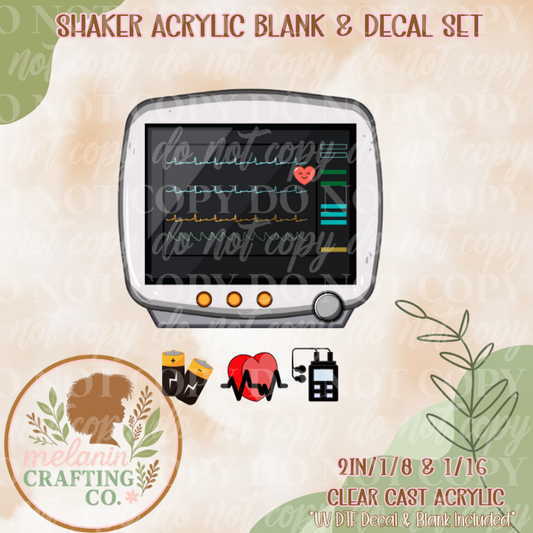 Telemetry Acrylic Blank & Shaker Set