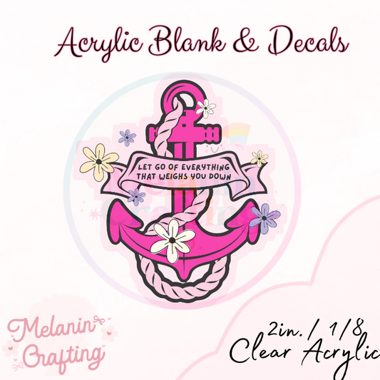 Anchor Acrylic Blank & Decal Set