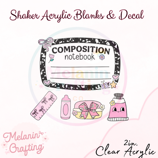 Composition Book Shaker Set