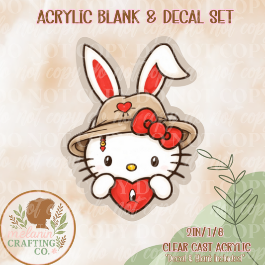 HK X BB Acrylic Blank & Decal Set