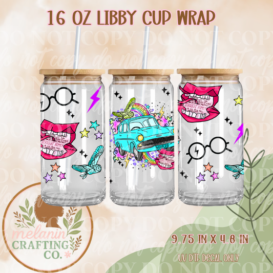 Magical Flying Car Cup Wrap