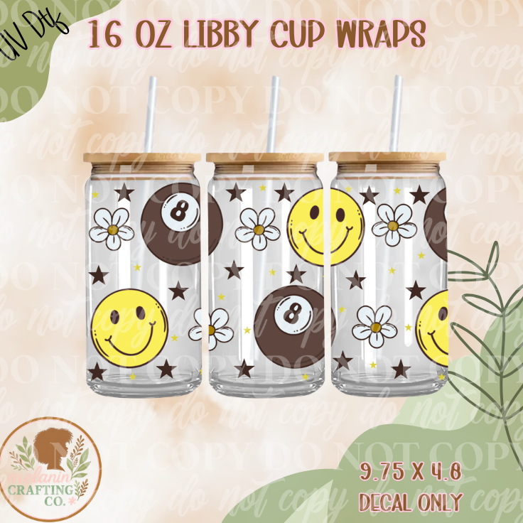 8 Ball Cup Wrap