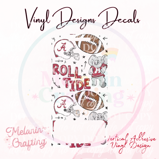 Roll Tide Vertical Vinyl Decal