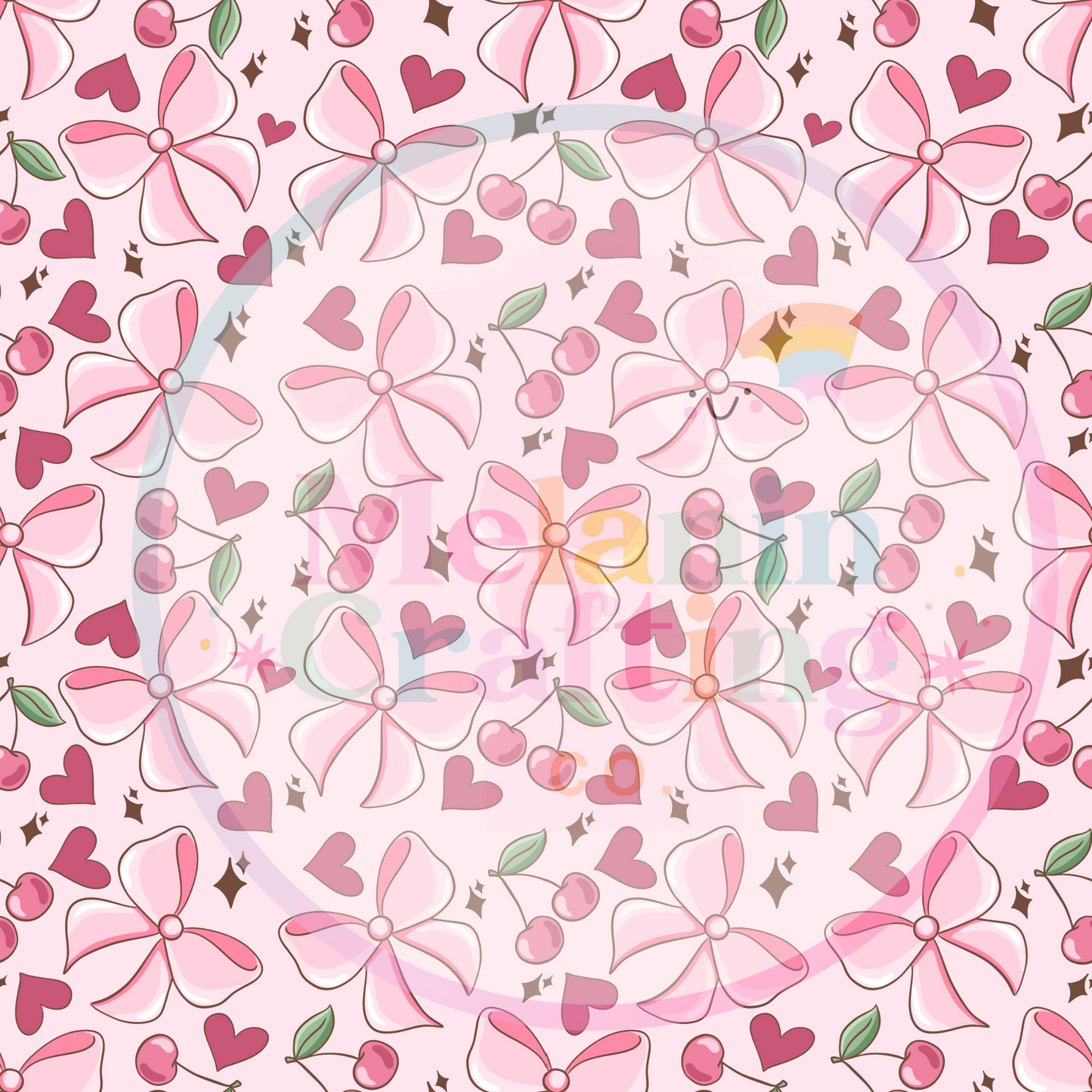 Coquette Cherries 6x6 Adhesive Vinyl