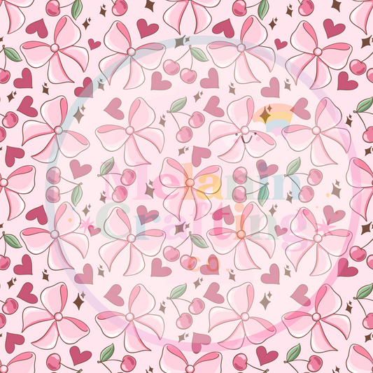 Coquette Cherries 6x6 Adhesive Vinyl