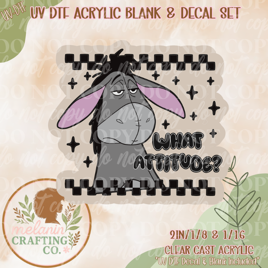 What Attitude UV Dtf Acrylic Blank Set