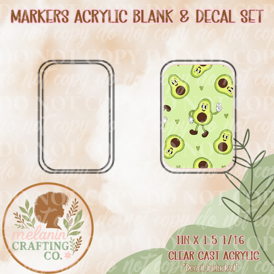 Avocado X-Ray Markers Decal Included)